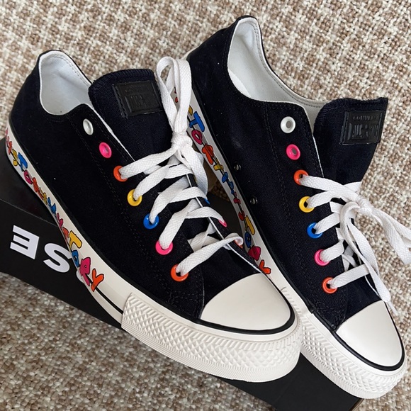 Converse Ctas OX Black/Hyper Pink/Egret MEN`S - Picture 7 of 16